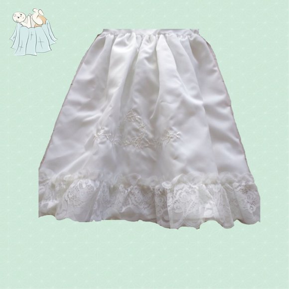 Vintage Baby Christening Gown with cape and bonnet 3 - 12 Months 2890 - Picture 6 of 7